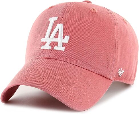 قبعة بيسبول '47 New York Yankees Ballpark Clean Up Dad Hat - الجزء السفلي أحمر/وردي، مقاس واحد in Saudi Arabia