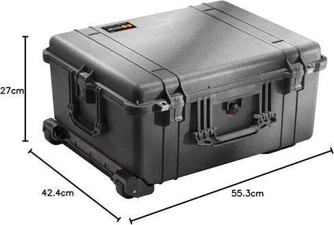 Pelican 1610 Case With Foam (Black), Model:1610-020-110 in Kuwait