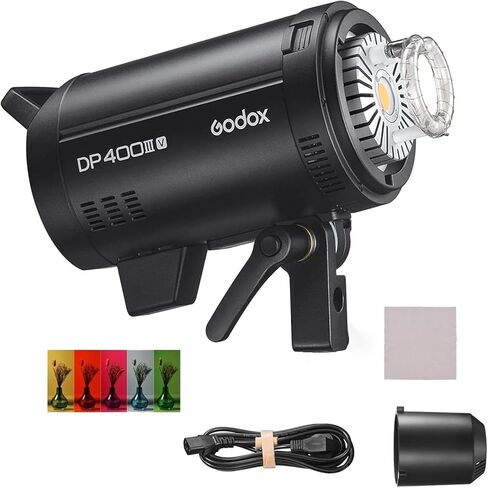 Godox DP600III-V Upgraded Studio Flash Light 600Ws Power GN106 5600±200K Strobe Lighting Built-in 2.4G Wireless X System Bowens Mount Photography Flashes for Wedding Fashion Advertising Photography in Saudi Arabia
