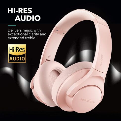 Soundcore Anker Life Q20 Hybrid Active Noise Cancelling Headphones, Wireless Over Ear Bluetooth Headphones with 40H Playtime, Hi-Res Audio, Deep Bass, Memory Foam Ear Cups and Headband (Renewed) in Saudi Arabia