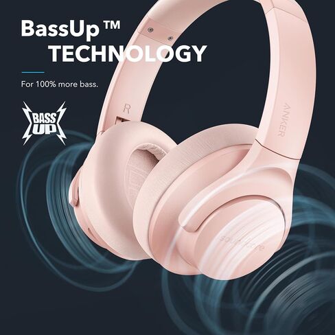 Soundcore Anker Life Q20 Hybrid Active Noise Cancelling Headphones, Wireless Over Ear Bluetooth Headphones with 40H Playtime, Hi-Res Audio, Deep Bass, Memory Foam Ear Cups and Headband (Renewed) in Saudi Arabia