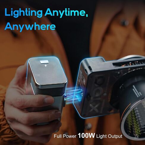 ZHIYUN MOLUS X100 ضوء فيديو LED محمول، 100 وات 2700K-6500K CRI 95+ TLCI 97+ مع التحكم في سطوع تطبيق البلوتوث in Saudi Arabia