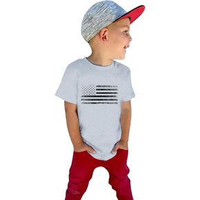 Undershirt Pack Toddler Kids Baby Girls Boys 4 of July Summer Short Sleeve Independence Day T Shirt Boy Meets