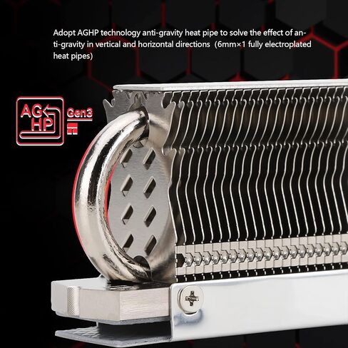 Thermalright HR-09 2280 PRO Black SSD heatsink, Double-Sided Heat Sink, with Thermal Silicone Pad for M.2 SSD PC and Computer,Desktop High Performance SSD Cooler in Saudi Arabia