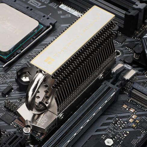 Thermalright HR-09 2280 PRO Black SSD heatsink, Double-Sided Heat Sink, with Thermal Silicone Pad for M.2 SSD PC and Computer,Desktop High Performance SSD Cooler in Saudi Arabia