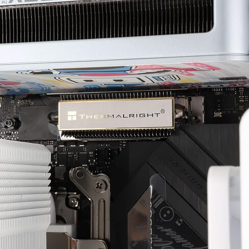 Thermalright HR-09 2280 PRO Black SSD heatsink, Double-Sided Heat Sink, with Thermal Silicone Pad for M.2 SSD PC and Computer,Desktop High Performance SSD Cooler in Saudi Arabia