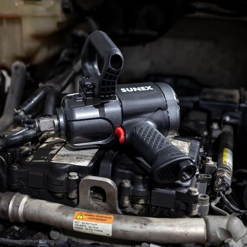 SUNEX Long Barrel Air Hammer, 2,300 blows per minute, 3.75" stroke, .401" universal chuck included in Saudi Arabia