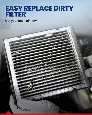 فلتر هواء المقصورة KAX CF10138 مناسب لسيارة Highlander 2001-2007 RX300 1999-2003 IS300 2001-2005 مع فلتر هواء مقصورة الركاب من الكربون المنشط in Saudi Arabia