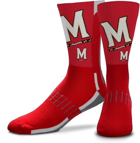 FBF NCAA Adult State and University Crew Socks - Polyester blend - Unisex - High-performance socks provide superior comfort (Villanova Wildcats - Blue, Adult Medium) in Saudi Arabia