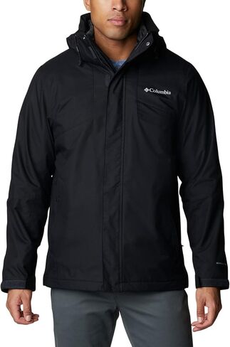 Columbia Men's Bugaboo II Fleece Interchange Jacket, Black/Red, Small in Saudi Arabia