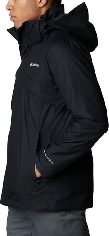 Columbia Men's Bugaboo II Fleece Interchange Jacket, Black/Red, Small in Saudi Arabia