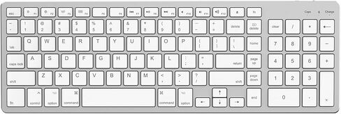 Wired Keyboard for Apple Mac OS Computer/Laptop, Aluminum Alloy Housing,150CM Cable Connection, Plug-N-Play USB Keyboard with Numeric Keypad Available to iMac/Mac Mini or MacBook Pro/Air-Black in Saudi Arabia