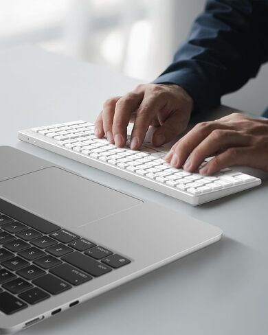 Wired Keyboard for Apple Mac OS Computer/Laptop, Aluminum Alloy Housing,150CM Cable Connection, Plug-N-Play USB Keyboard with Numeric Keypad Available to iMac/Mac Mini or MacBook Pro/Air-Black in Saudi Arabia