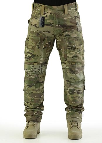 ZAPT Tactical Pants Molle Ripstop Combat Trousers Hunting Army Camo Multicam Black Pants for Men (Kangaroo, L) in Kuwait