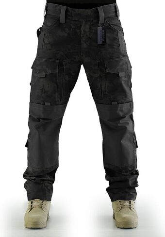 ZAPT Tactical Pants Molle Ripstop Combat Trousers Hunting Army Camo Multicam Black Pants for Men (Kangaroo, L) in Kuwait