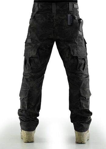 ZAPT Tactical Pants Molle Ripstop Combat Trousers Hunting Army Camo Multicam Black Pants for Men (Kangaroo, L) in Kuwait
