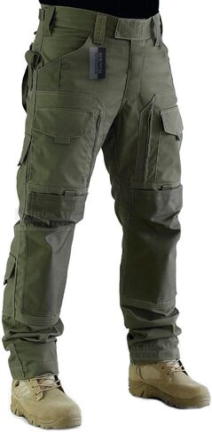 ZAPT Tactical Pants Molle Ripstop Combat Trousers Hunting Army Camo Multicam Black Pants for Men (Kangaroo, L) in Kuwait