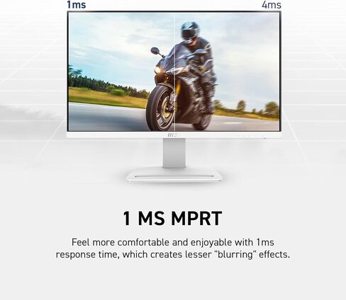 MSI شاشة IPS FHD مقاس 24 انش (1920 × 1080) غير وهج مع اطار ضيق للغاية 100 هرتز 1 مللي ثانية 16:9 مع حامل امالة (برو MP243XW) in Saudi Arabia