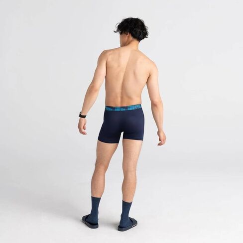 SAXX Men's Underwear - SPORT MESH Boxer Briefs with Built-In Pouch Support – Workout Boxer Briefs, Pack of 2, Black Digi DNA/Graphite, Medium in Saudi Arabia