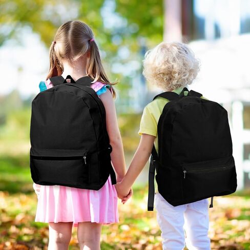 24 Pcs Backpack Bulk 17'' Book Bags and 24 Sets School Supplies Include Color Pens Scissors Rulers Sharpener Ballpoint Pen Pencil Case Erasers Pencils Back to School Stuff for Kids Boys Girls in Saudi Arabia
