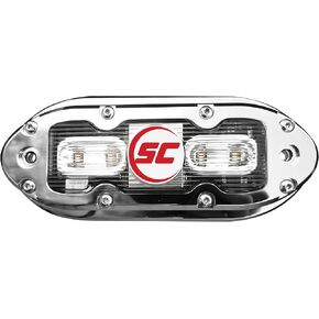 SCM-4 Series Stainless Steel Surface Mount Underwater Light, 17W, w/20' wire
