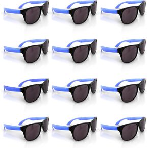 Windy City Novelties 12 Pack Retro Sunglasses Bulk for Kids Adults Party Favors in Kuwait