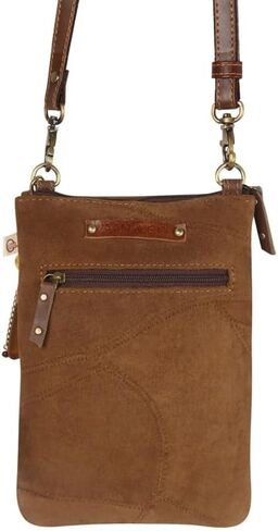 Vaan & Co Genuine Leather Up-cycled Crossbody Handbag in Saudi Arabia