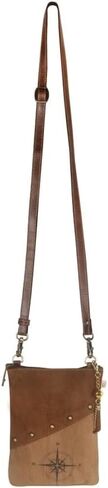 Vaan & Co Genuine Leather Up-cycled Crossbody Handbag in Saudi Arabia