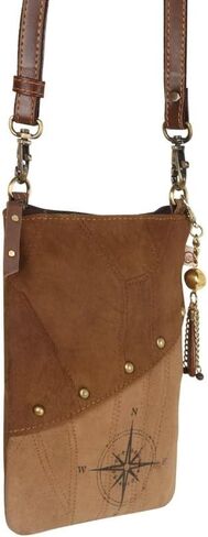Vaan & Co Genuine Leather Up-cycled Crossbody Handbag in Saudi Arabia