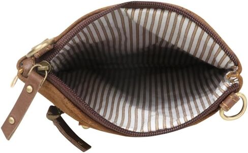 Vaan & Co Genuine Leather Up-cycled Crossbody Handbag in Saudi Arabia