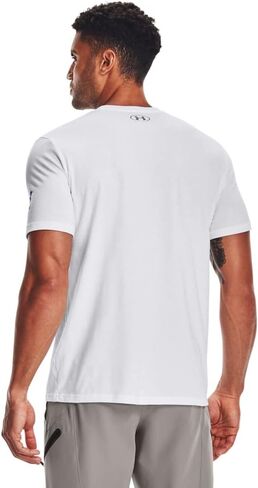 Under Armour Men's New Freedom Big Flag Logo T-Shirt (as1, Alpha, m, Regular, Regular, Red (600)/White, Medium) in Saudi Arabia