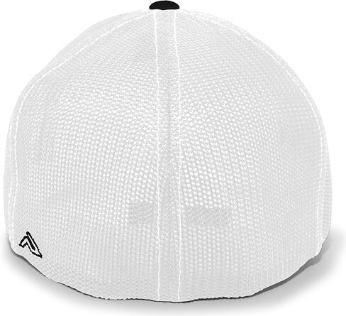 Pacific Headwear Standard Trucker Pacflex Cap, Graphite/Neon Orange/Graphite Large in Saudi Arabia