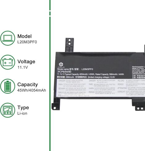 JIAZIJIA L18C4PF3 5B10T09081 5B10W67415 استبدال بطارية الكمبيوتر المحمول لينوفو IdeaPad C340-14API C340-14IWL S540-14API S540-14IML S540-14IWL Series L18M4PF4 5B10W67417 L18M4PF3 L18C4PF4 15.36 فولت 45 وات في الساعة in Saudi Arabia