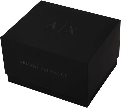 Armani Exchange Women's Stainless Steel Quartz Watch with Leather Strap in Saudi Arabia