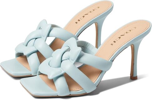 Coach Kellie Leather Sandal Bright Green 6.5 B (M) in Saudi Arabia