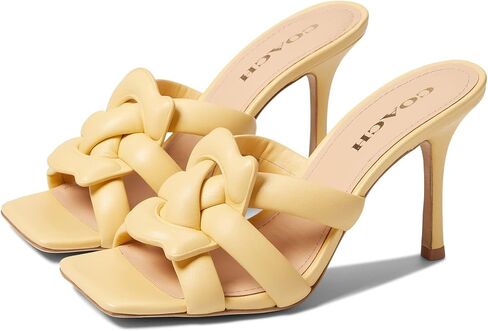 Coach Kellie Leather Sandal Bright Green 6.5 B (M) in Saudi Arabia