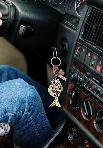 AuPra Raicing Horse KeyChain Gift Women & Men Leather Animal KeyRing Home Car Keys Holder Ladies Present in Saudi Arabia