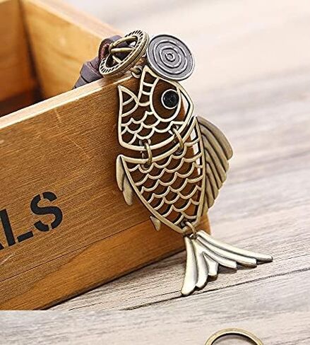 AuPra Raicing Horse KeyChain Gift Women & Men Leather Animal KeyRing Home Car Keys Holder Ladies Present in Saudi Arabia