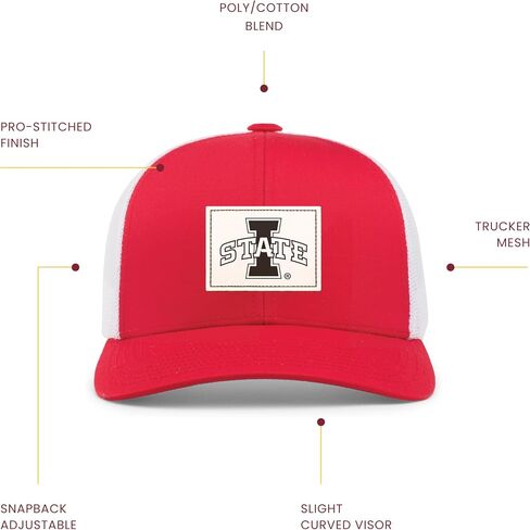 Pacific Headwear Standard Ohio State Men's Trucker Snapback, Multi in Saudi Arabia