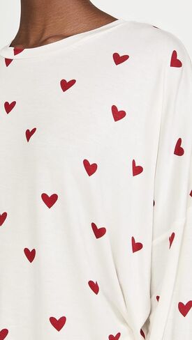 طقم شورت جيرسي نسائي من Honeydew Intimatics All American Jersey، Heather Gray Hearts، S in Saudi Arabia