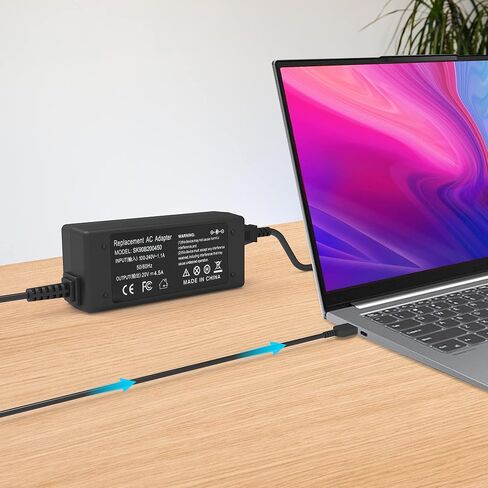 شاحن كمبيوتر محمول محول طاقة 20 فولت 6.75 أمبير 135 وات متوافق مع Lenovo IdeaPad Y40-70 Y50-70 Y50-70AM-IFI Y70-70 Y700 Z710 سلك الطاقة in Kuwait