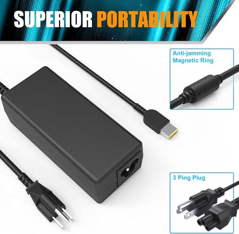 شاحن كمبيوتر محمول محول طاقة 20 فولت 6.75 أمبير 135 وات متوافق مع Lenovo IdeaPad Y40-70 Y50-70 Y50-70AM-IFI Y70-70 Y700 Z710 سلك الطاقة in Kuwait
