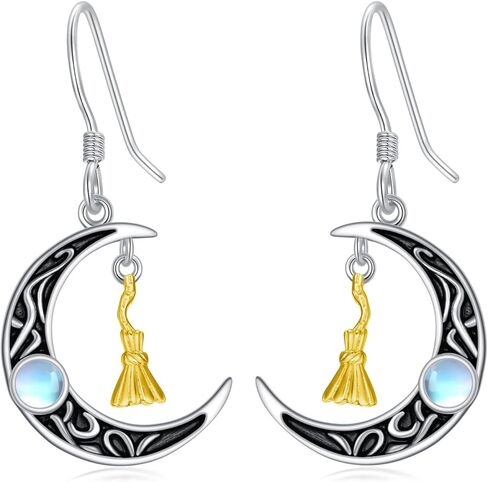 الساحرات عقدة/الفراشة/Kokopelli/شجرة الحياة/عباد الشمس/الفطر أقراط فضة المرتفعات البقرة مجوهرات القط هدايا للنساء الفتيات in Kuwait