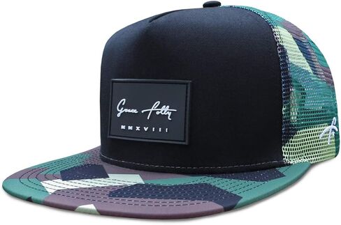 Grace Folly Trucker Hat for Men & Women. Snapback Mesh Caps (One Size, Red & Black) in Kuwait