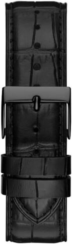 GUESS Men's 44mm Watch - Black Strap Black Dial Black Case in Saudi Arabia