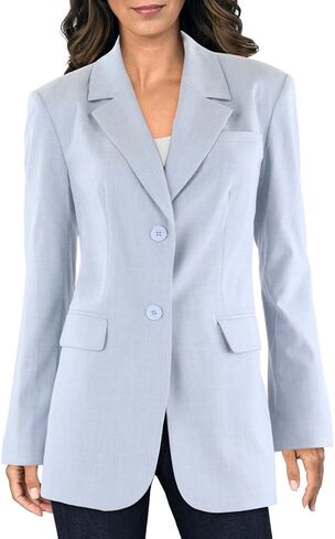 DKNY Women's One Button Business Casual Blazer Jacket, Avocado in Saudi Arabia