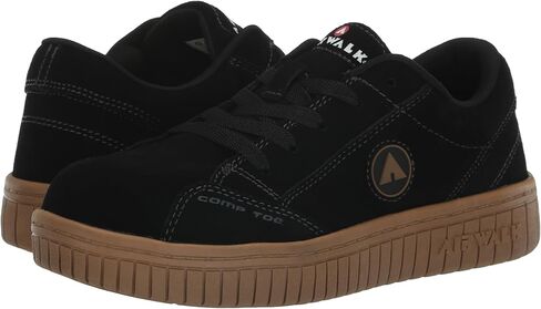 كامينو نسائي منخفض الرقبة من Airwalk - مقدمة مركبة، خطر كهربائي - رمادي/أبيض - 7W in Kuwait