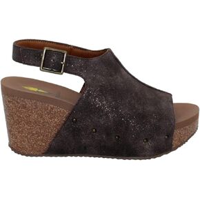 VOLATILE Women's Riverside Criss Cross Sandal Wedge in Saudi Arabia
