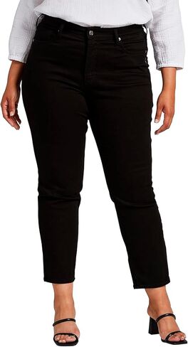 Silver Jeans Co. Women's Plus Size Infinite Fit High Rise Straight Leg Jeans in Saudi Arabia