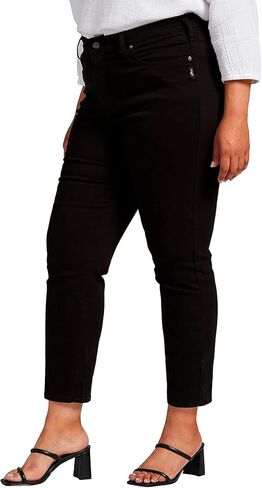 Silver Jeans Co. Women's Plus Size Infinite Fit High Rise Straight Leg Jeans in Saudi Arabia